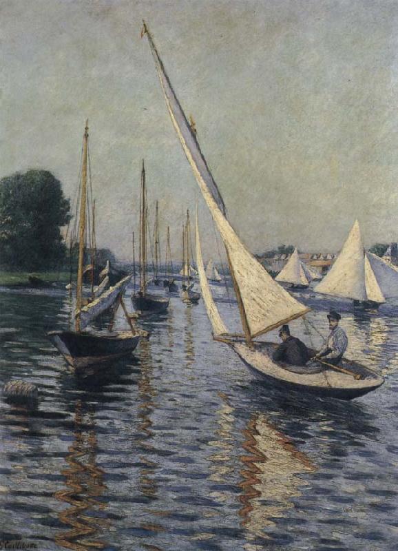 Gustave Caillebotte Sailboat Germany oil painting art